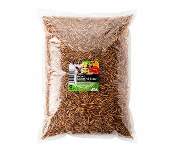 Ptačí pochoutka - sušení mouční červi 1kg