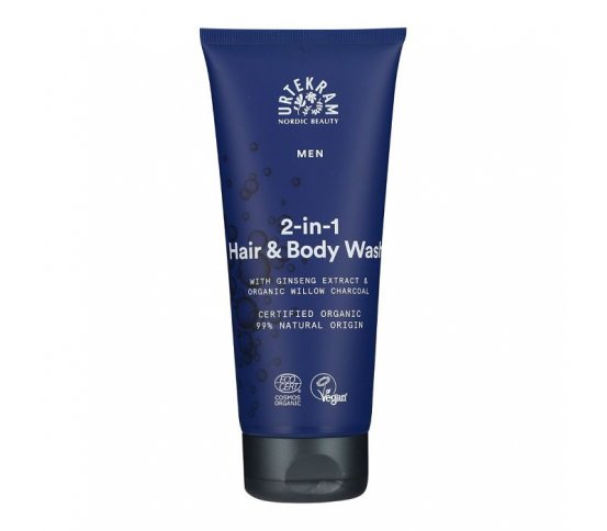 Urtekram 2v1 Sprchový gel a šampon pro muže 200ml BIO