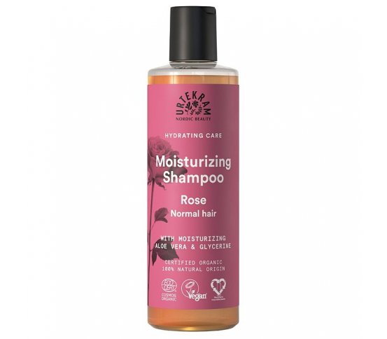 Urtekram Šampon růžový - normální vlasy 250ml BIO