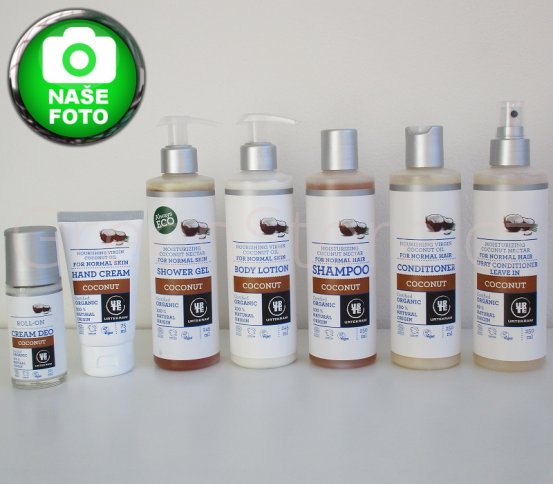 Urtekram kokosová série přírodní kosmetiky