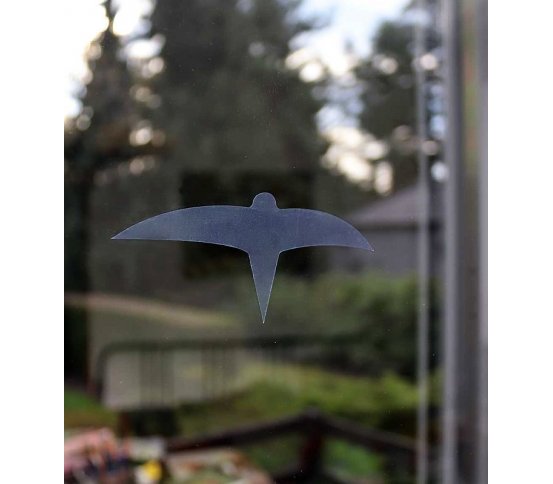 ochrana ptáků UV Samolepky na sklo proti ptákům 12ks - siluety