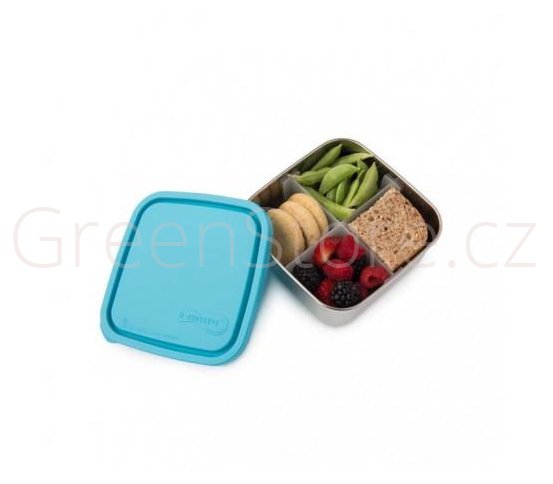 Nerezová čtvercová dóza s přihrádkami U Konserve