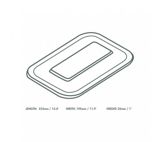 Víčko č.5 průhledné PLA (50ks) 2