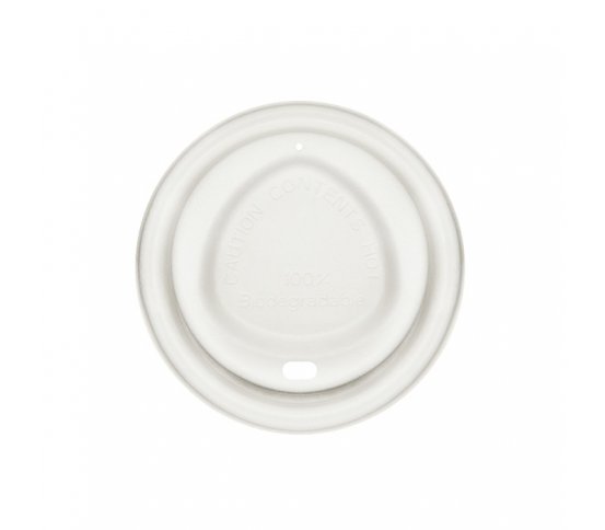 Víčko z cukrové třtiny pro kelímky 300-600ml (50ks)