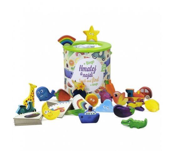 Vilac Dřevěná hra Hmatej a najdi