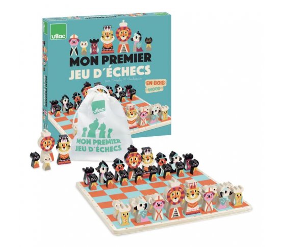 Vilac Dřevěná hra Moje první šachy
