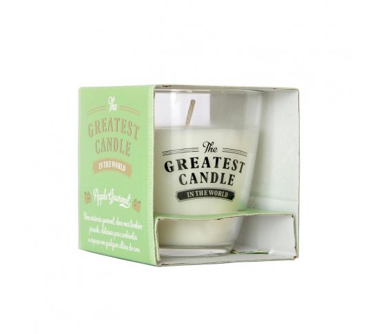 Vonná svíčka ve skle 130g - jablko The Greatest Candle in the World