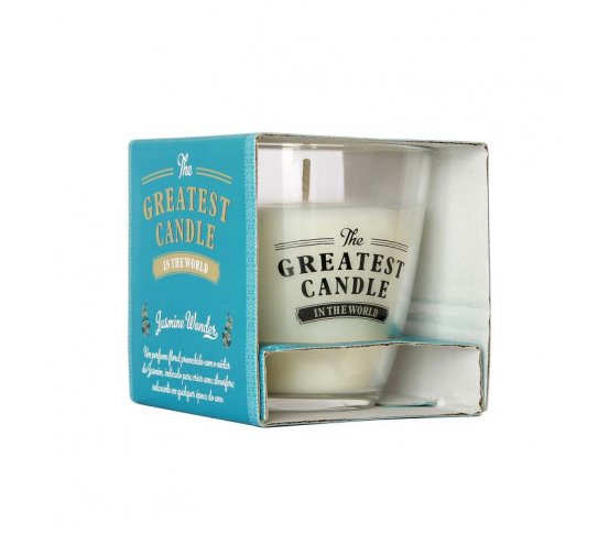 Vonná svíčka ve skle 130g - jasmínový zázrak The Greatest Candle in the World