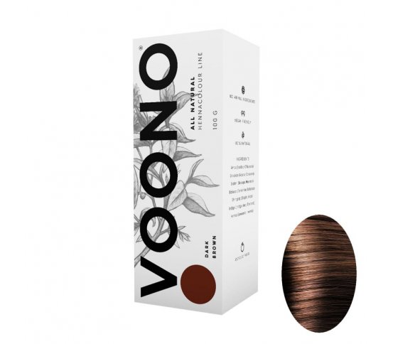 Voono Henna na vlasy Dark Brown 100g
