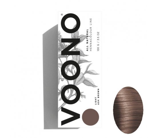 Voono Henna na vlasy Light Ash Brown 100g