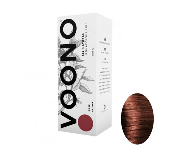 Voono Henna na vlasy Rose Brown 100g