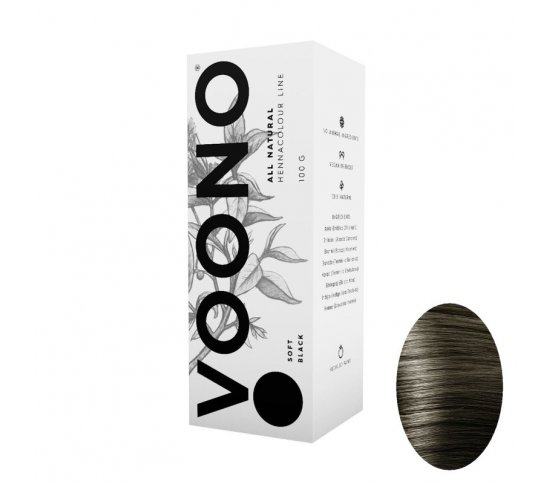 Voono Henna na vlasy Soft Black 100g