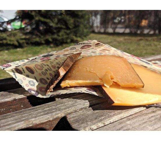 Voskovaný sáček na chleba - Lístky 32x30cm Nepytlík 4