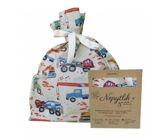 Voskovaný sáček na chleba - Hrajeme si 32x30cm Nepytlík