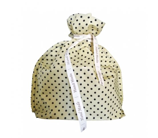 Voskovaný sáček na chleba - Tečky 32x30cm Nepytlík