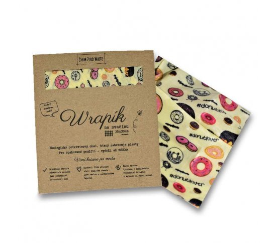 Voskovaný ubrousek 30x35cm - donutlover Wrapík