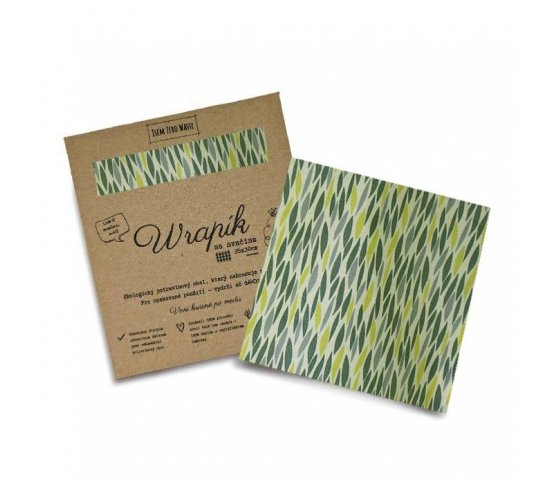 Voskovaný ubrousek 30x35cm - lístky Wrapík