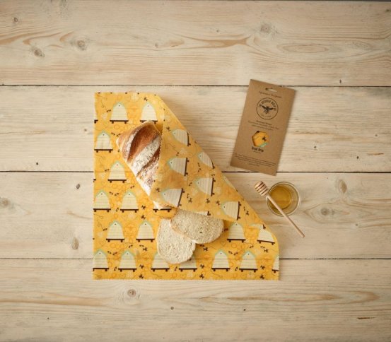 Voskovaný ubrousek na chleba 50x50cm - Bee Hive The Beeswax Wrap