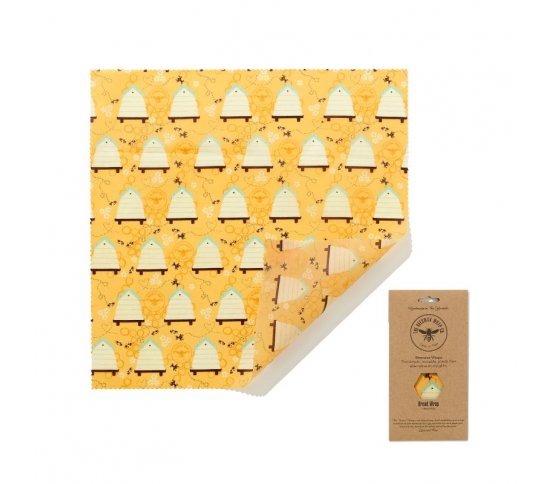 Voskovaný ubrousek na chleba 50x50cm - Bee Hive The Beeswax Wrap