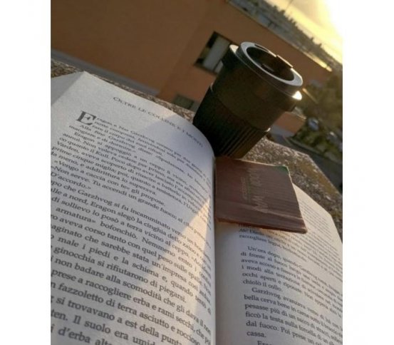 Woodway Kelímek na kávu z bambusu 400ml - Black 3