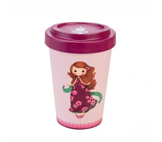 Woodway Kelímek na kávu z bambusu 400ml - Sybile Sophia