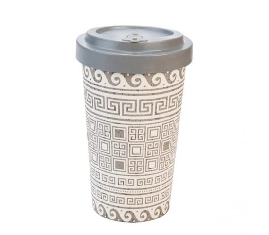 Woodway Kelímek na kávu z bambusu 500ml - Greek