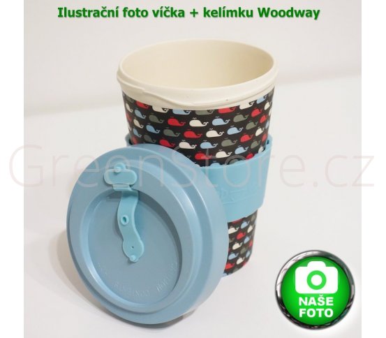 Woodway Kelímek na kávu z bambusu 400ml - Sybile Sophia