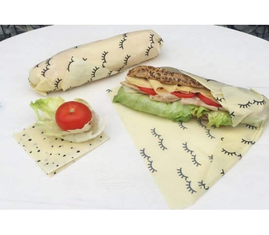 Sada 2ks voskovaných ubrousků - tropical Wrapík