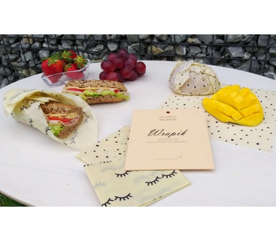 Sada 2ks voskovaných ubrousků - tropical Wrapík