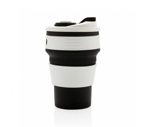 XD Design Skládací silikonový hrnek - černý 360ml