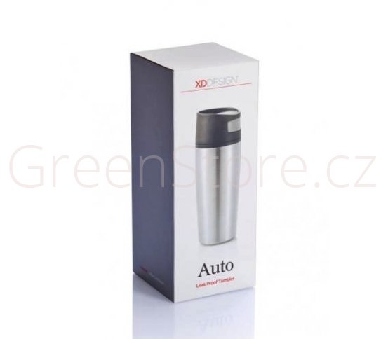 XD Design Termohrnek do auta 350ml - stříbrný