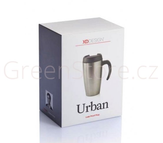XD Design Urban Termohrnek 400ml - stříbrný