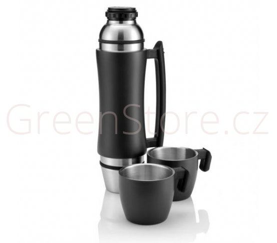 XD Design Wave Grip Termoska s rukojetí 700ml - černá