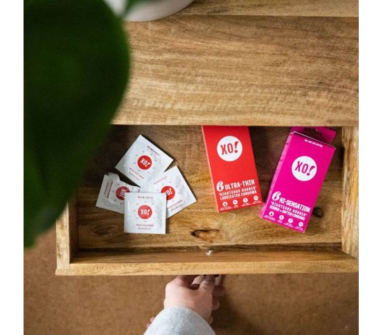 XO Kondomy z přírodního latexu Hi Sensation 12ks 3