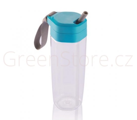 XD Design Sportovní láhev s brčkem 600ml - modrá