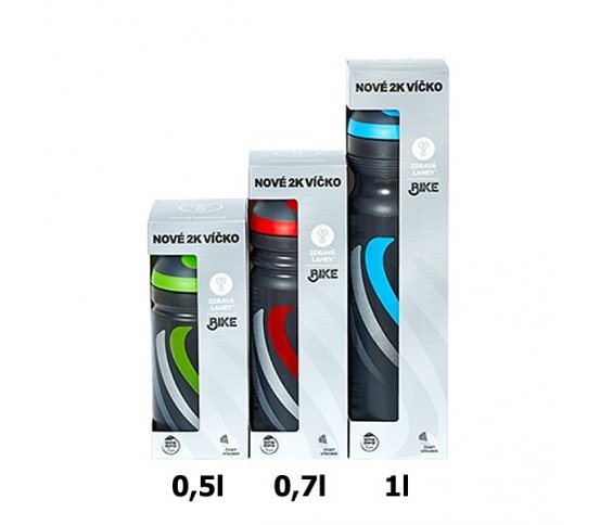 Zdravá lahev Bike 2K19 - modrá 1l R