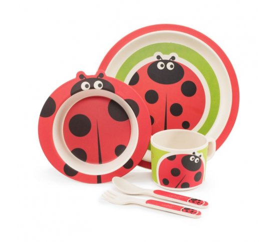 Zopa 5 dílná dětská jídelní sada - beruška