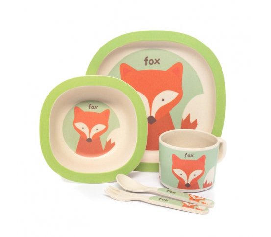 Zopa Bambusový hrníček s uchem - liška