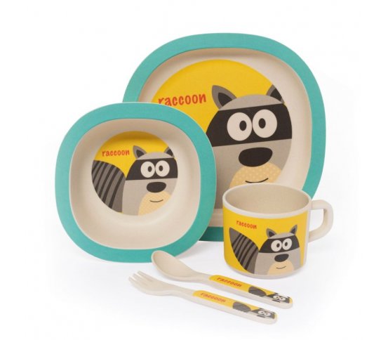 Zopa Bambusový hrníček s uchem - mýval