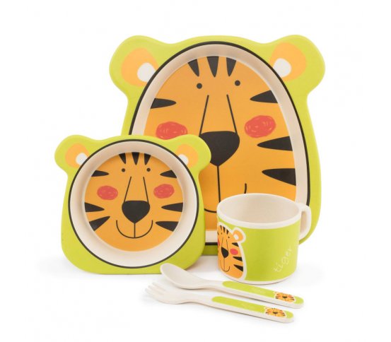 Zopa 5 dílná dětská jídelní sada - tygr