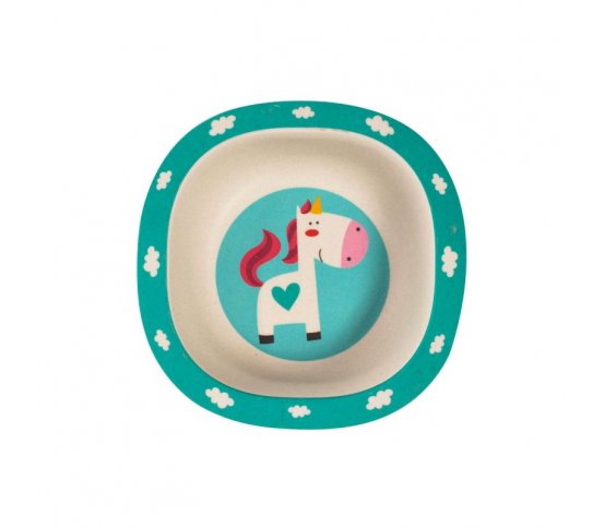 Zopa 5 dílná dětská jídelní sada - jednorožec