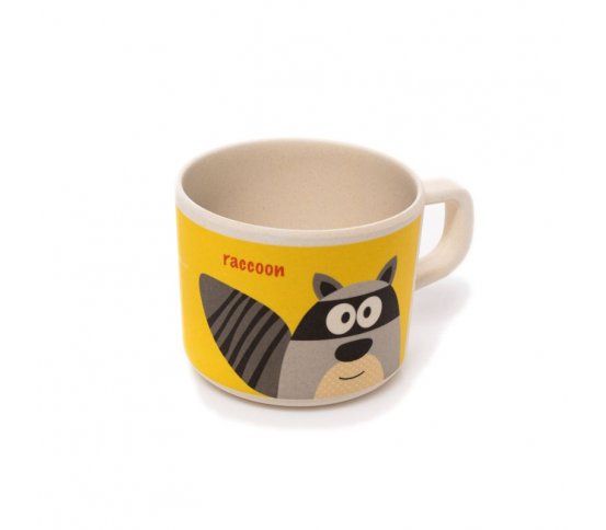 Zopa Bambusový hrníček s uchem - mýval