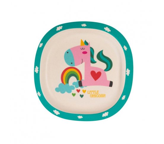 Zopa Bambusový talířek - jednorožec